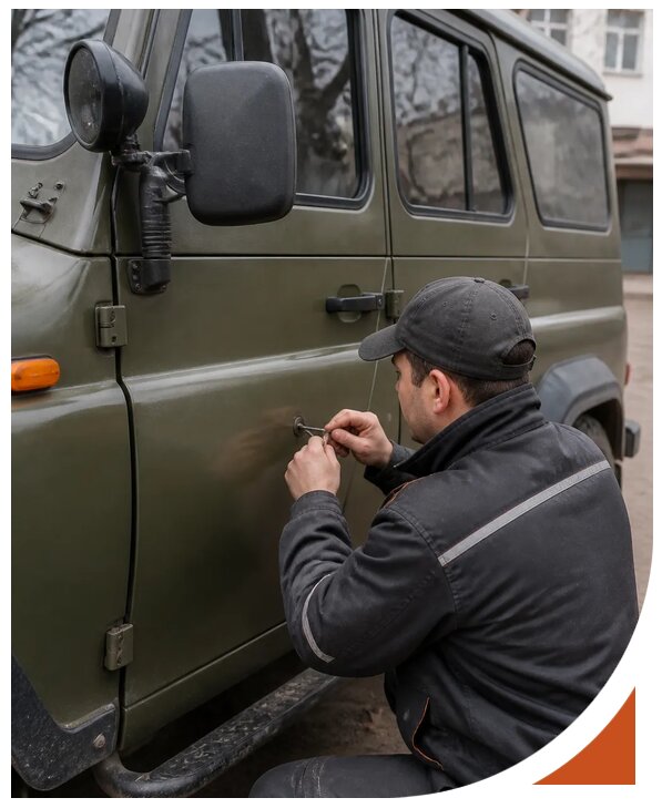 Профессиональное вскрытие автомобиля УАЗ без повреждений в Воткинске